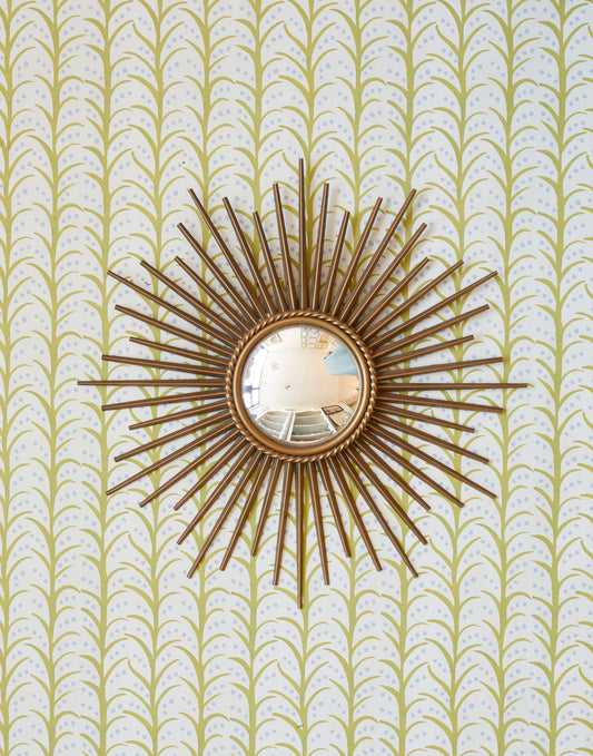 A Small Chaty Vallauris Sunburst Mirror circa 1950s/60s