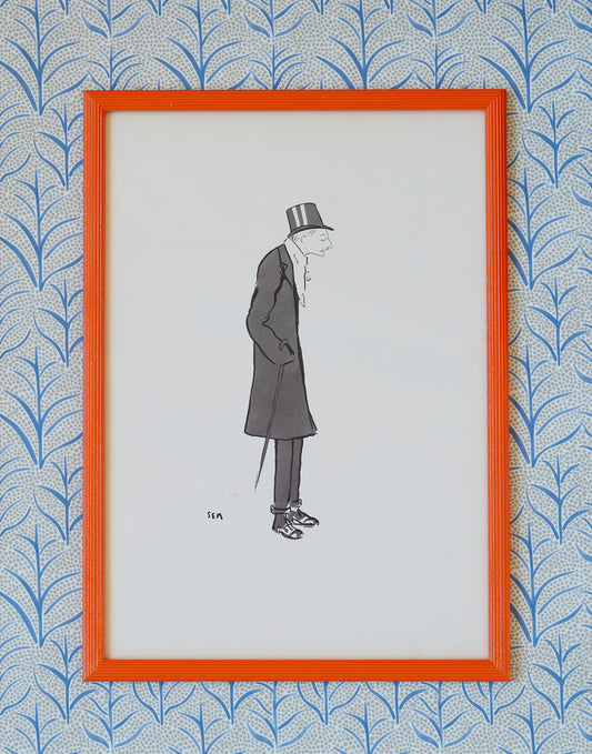 A Set of Six Early 20th Century Lithographs of Caricatures by Georges Goursat known as SEM