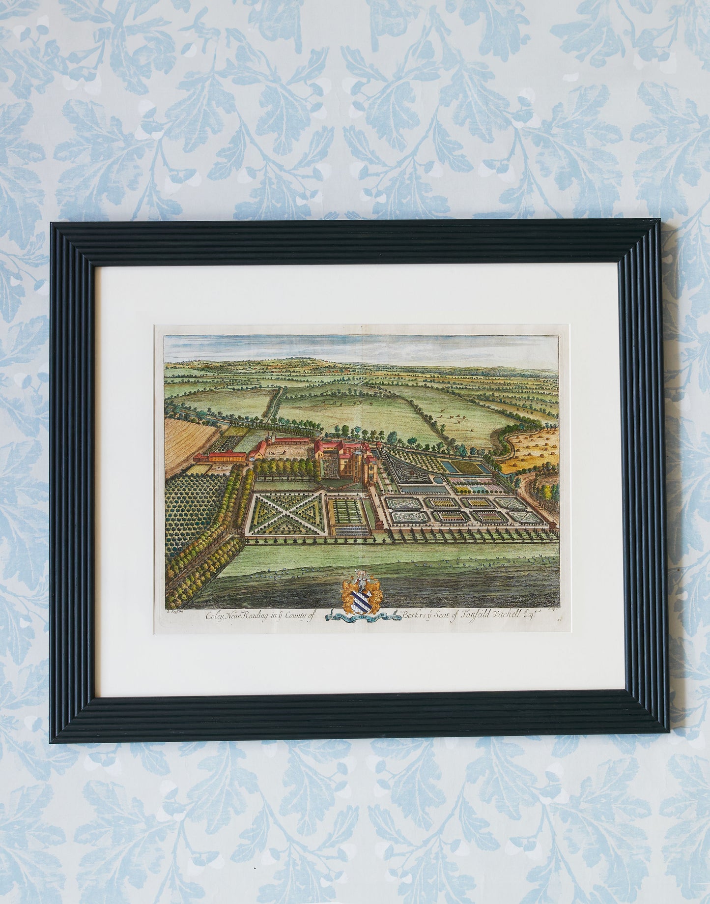 A Set of Six Original Hand-coloured Engravings by Johannes (Jan) Kip after Drawings by L. Knyff of Principal Seats of the Nobility