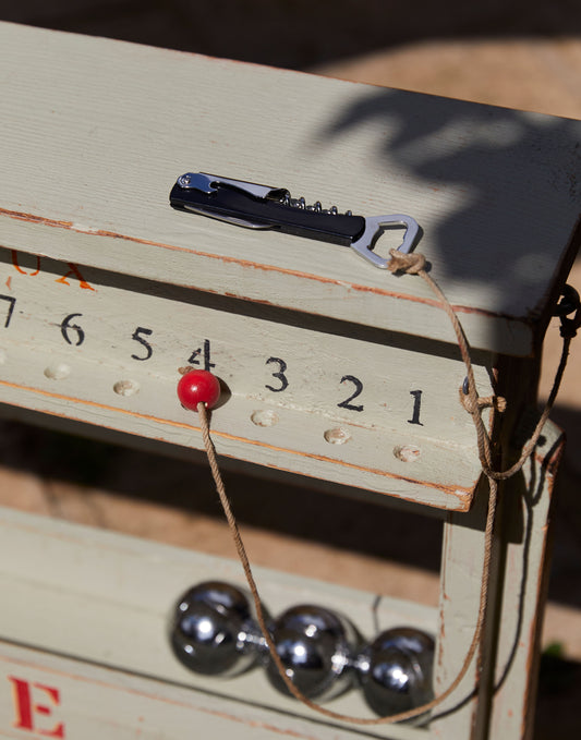 A Vintage French Boule Scoreboard