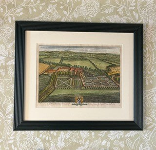 An Original Engraving by Johannes Kip of Coley House near Reading in Berkshire