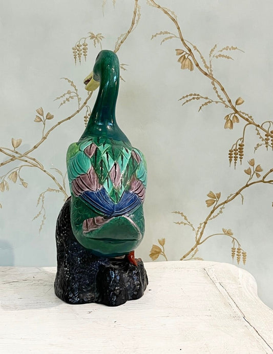 An Early 20th Century Crown Staffordshire Porcelain Mallard Duck