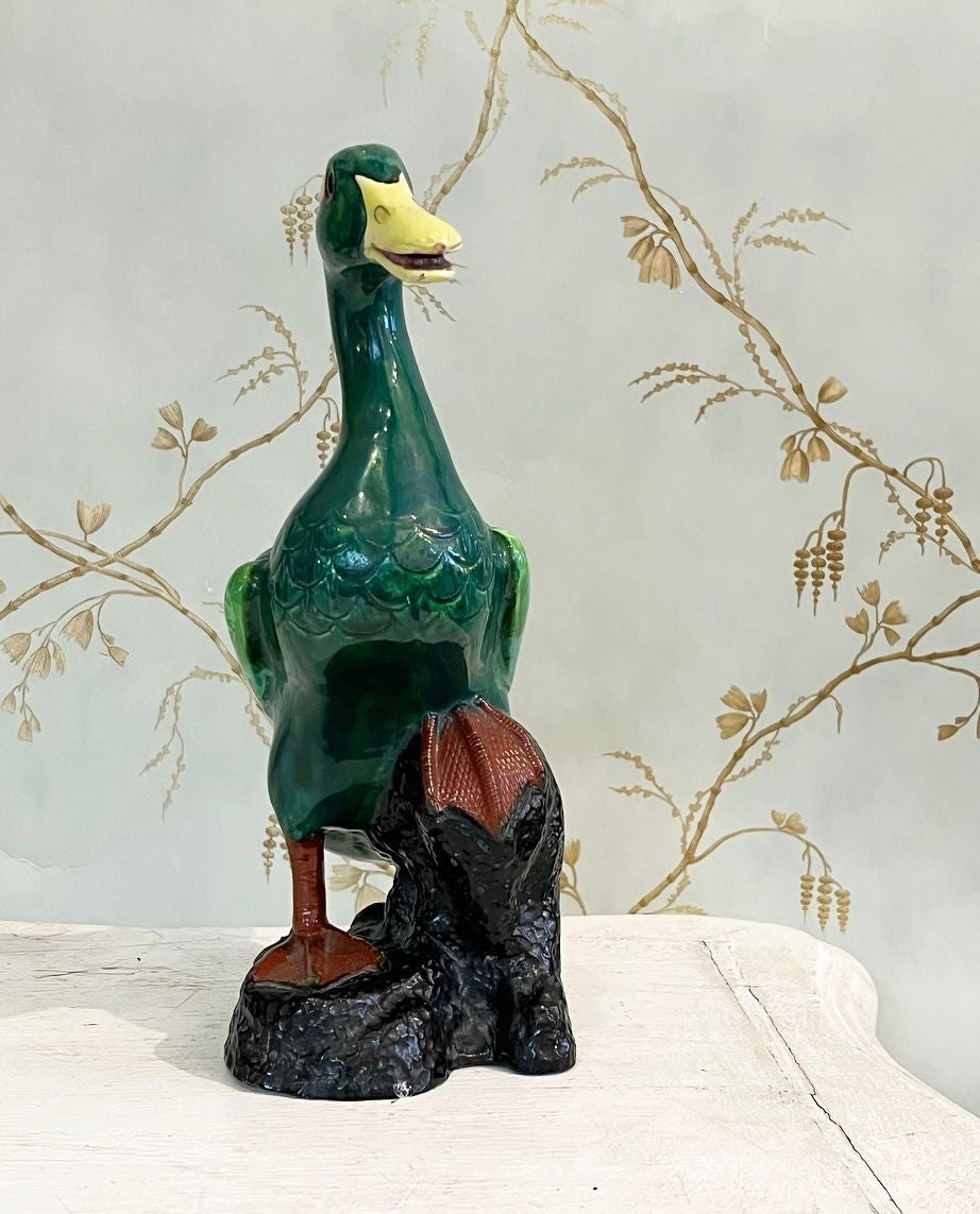 An Early 20th Century Crown Staffordshire Porcelain Mallard Duck