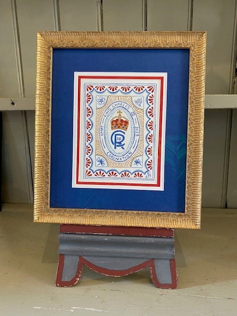 King Charles III Coronation Original Print by Felicity Buchanan