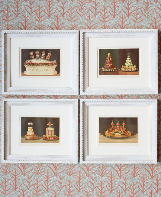 A Set of Eight Hand Chromolithographs from Le Livre de Cuisine by Jules Gouffé