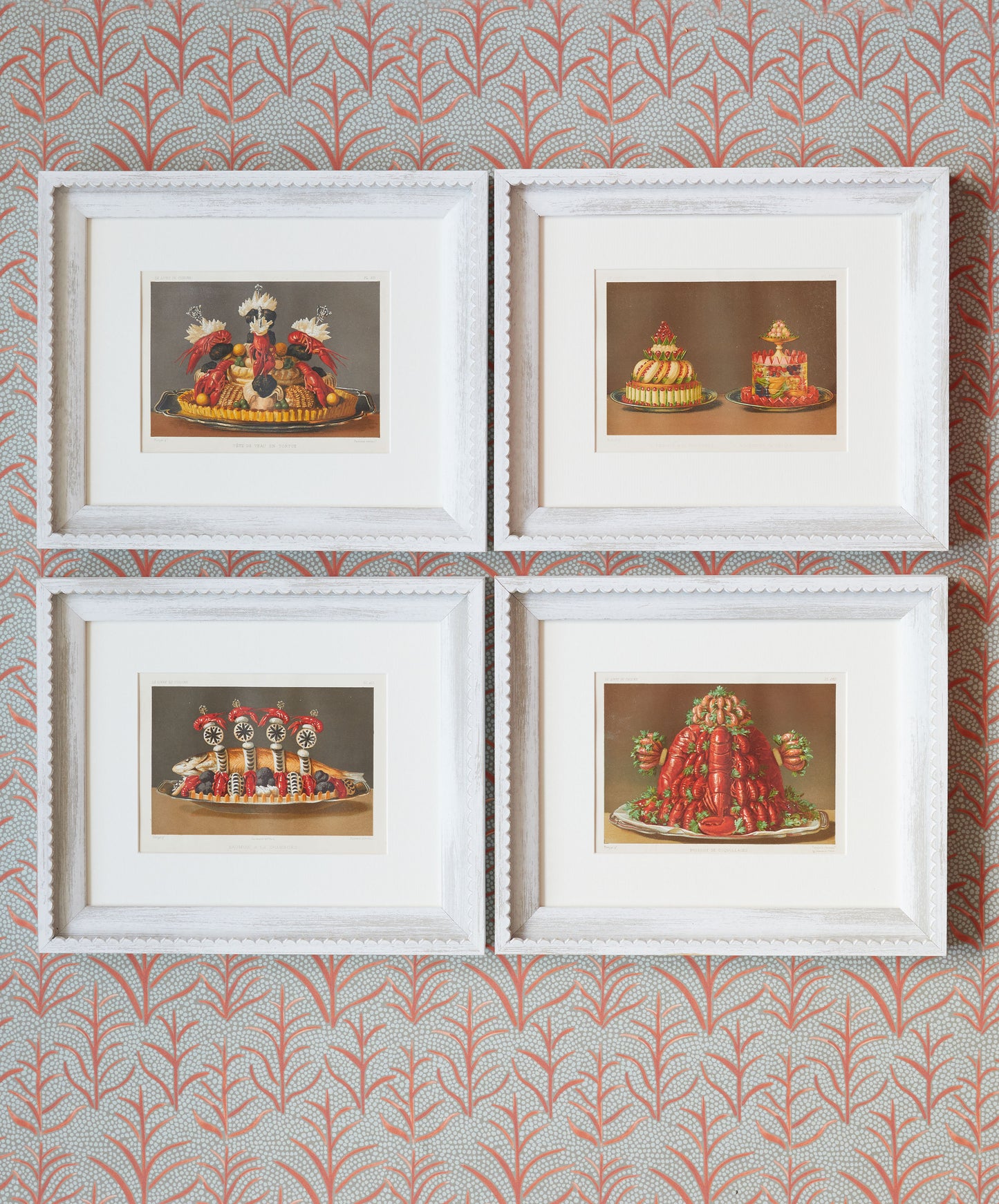 A Set of Eight Hand Chromolithographs from Le Livre de Cuisine by Jules Gouffé