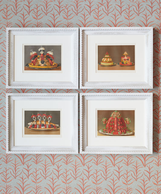 A Set of Eight Hand Chromolithographs from Le Livre de Cuisine by Jules Gouffé