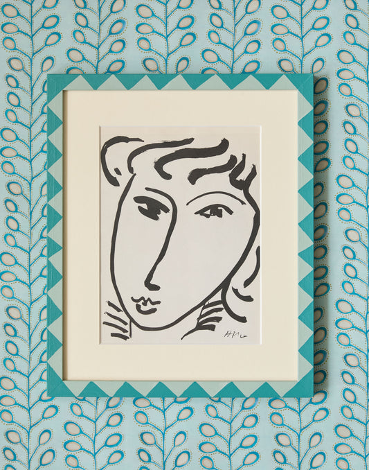 A Set of Three Heliogravure Prints of Portrait Heads after Drawings by Henri Matisse