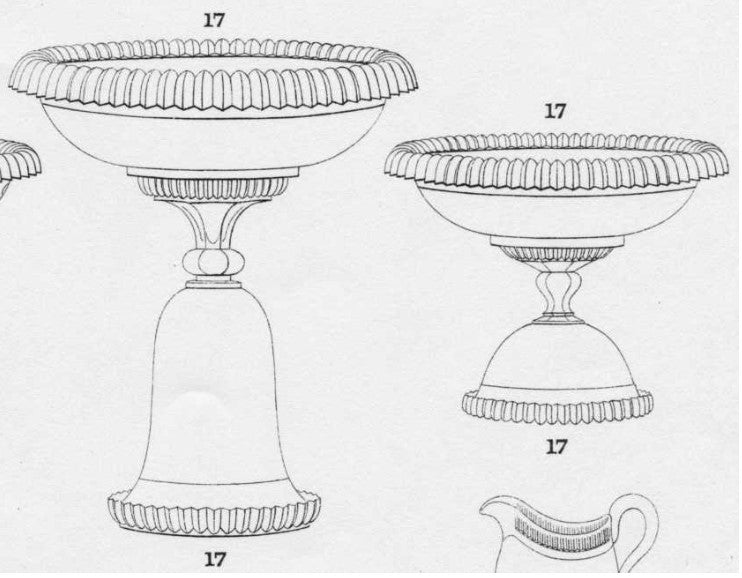 A Set of Twenty Mid 19th Century Glass Comports made by Molineux & Webb