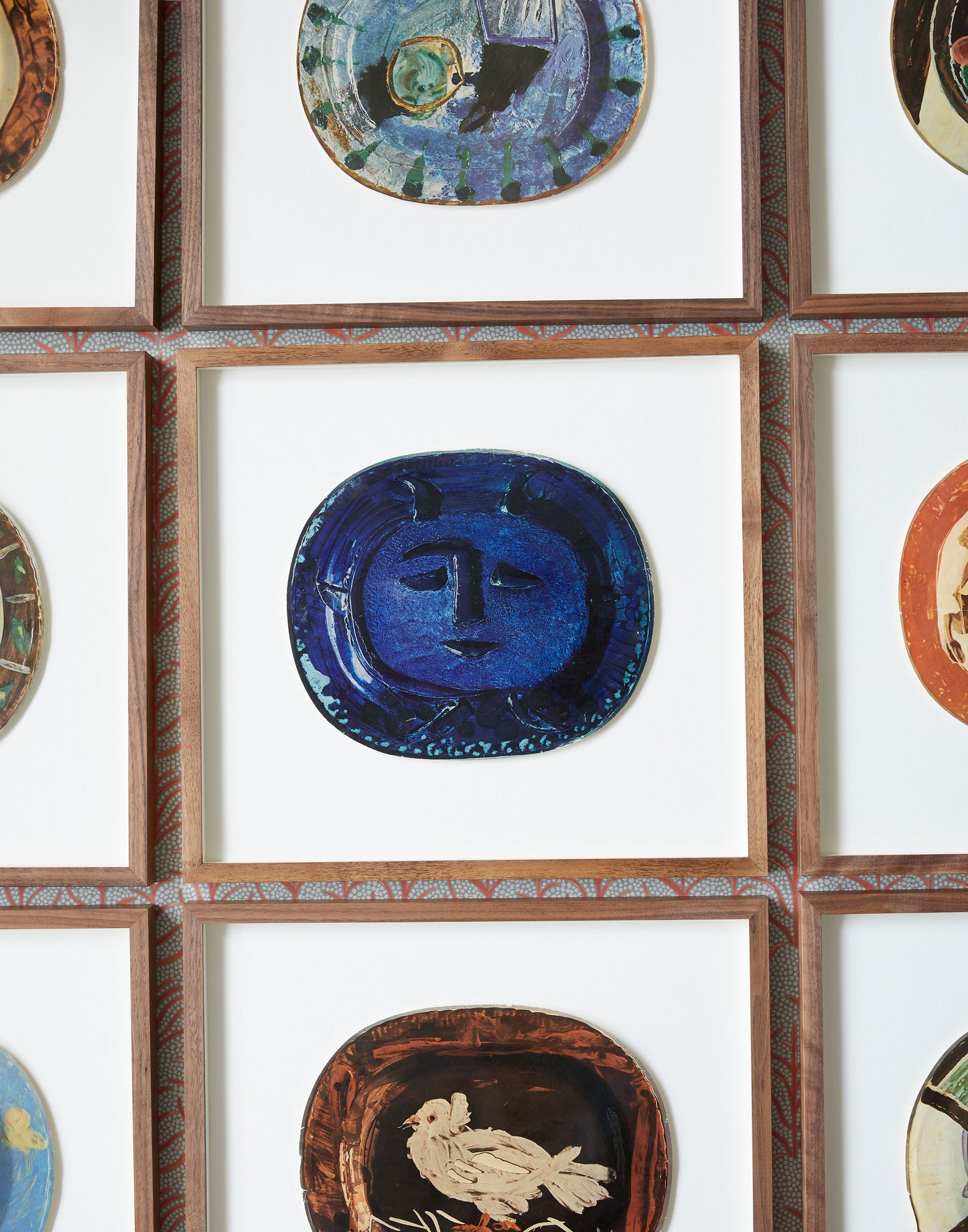 A Set of Eighteen Polychrome Prints after Ceramic plates by Pablo Picasso