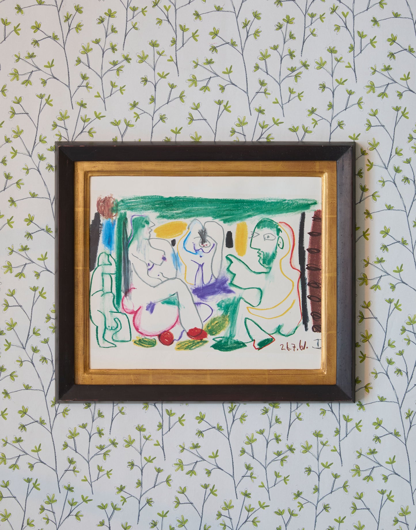 A Set of Four Lithographs in Crayon on Transfer Paper from Pablo Picasso's 'Les Déjeuners' printed and published by Cercle D'Art in 1962