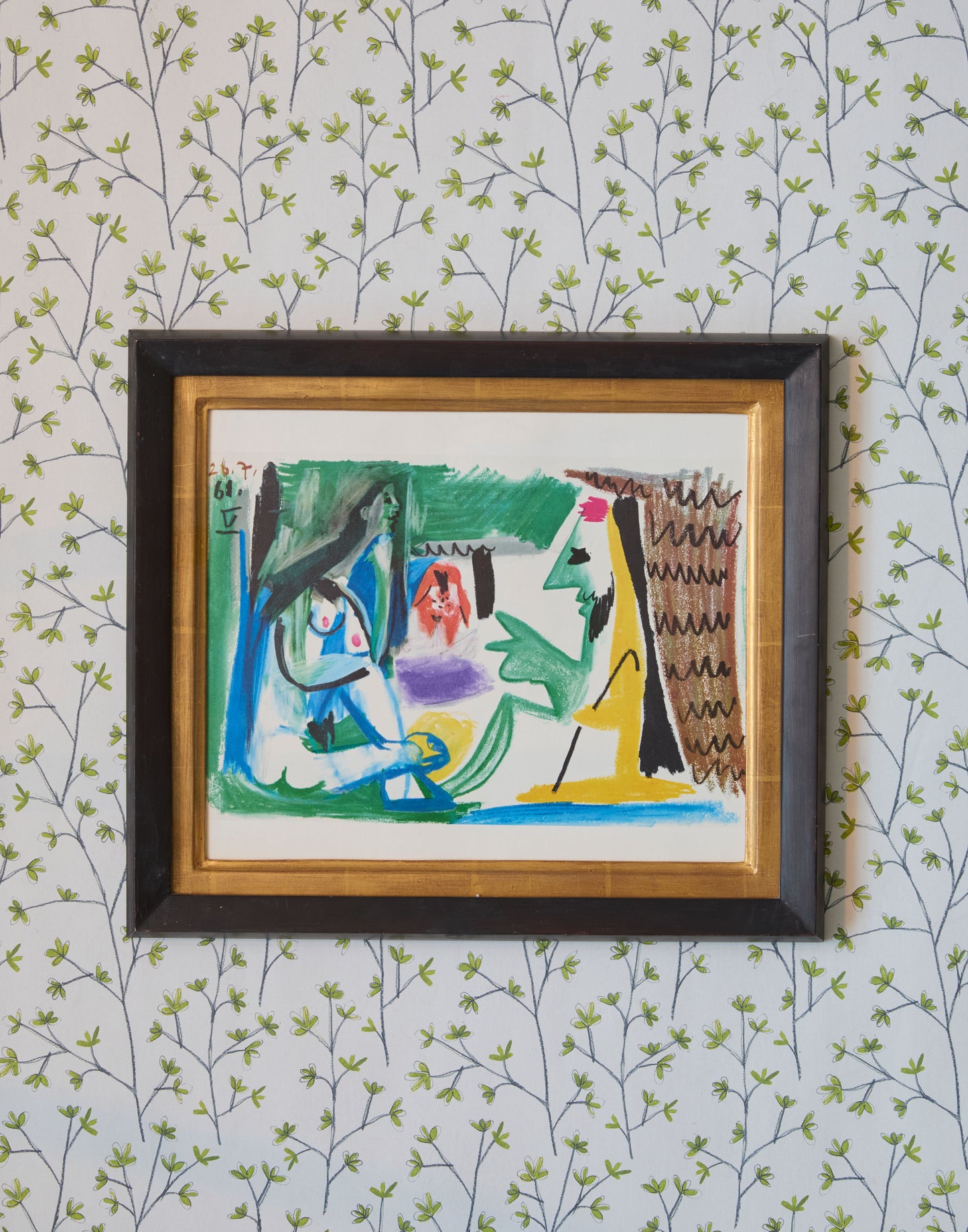 A Set of Four Lithographs in Crayon on Transfer Paper from Pablo Picasso's 'Les Déjeuners' printed and published by Cercle D'Art in 1962