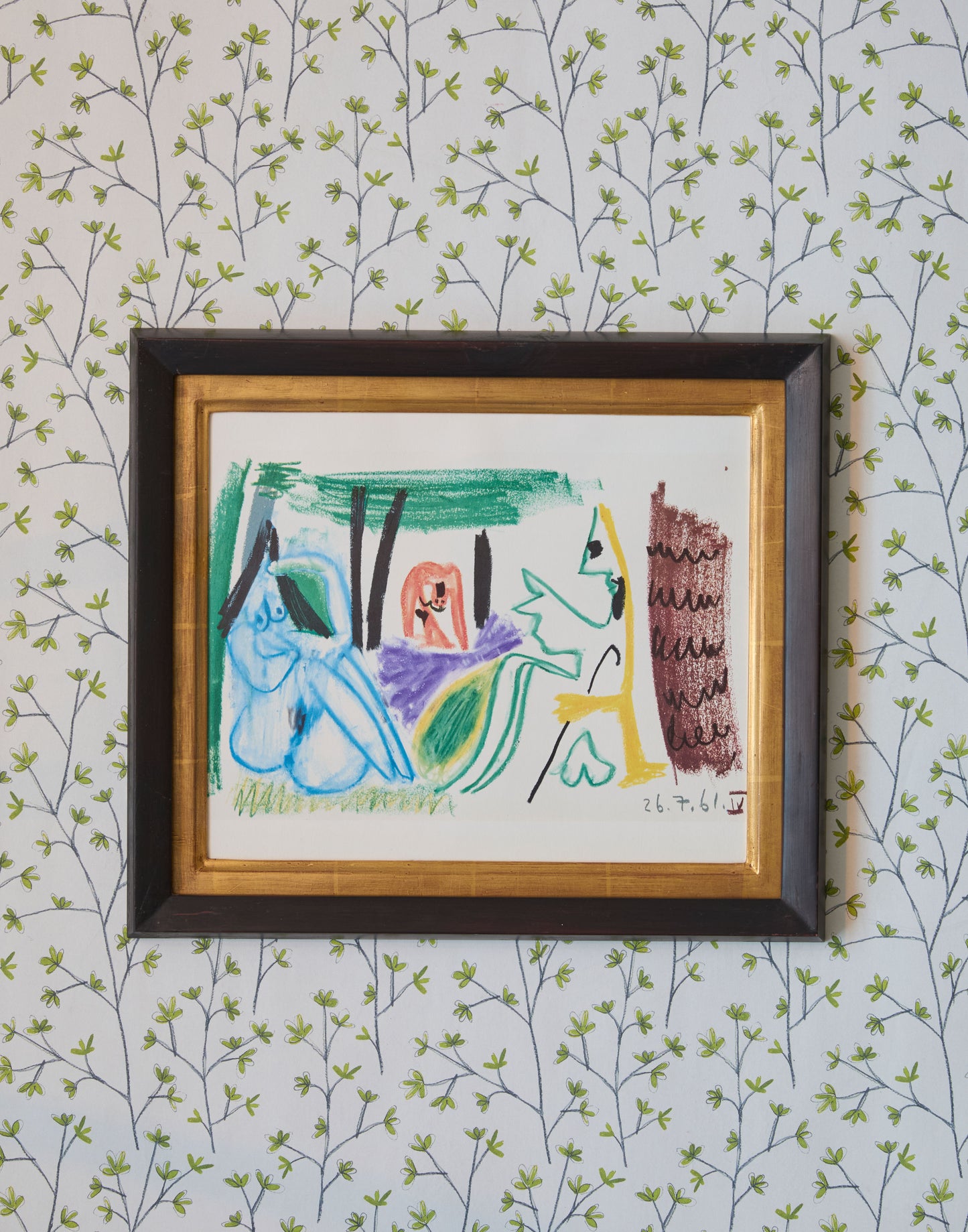 A Set of Four Lithographs in Crayon on Transfer Paper from Pablo Picasso's 'Les Déjeuners' printed and published by Cercle D'Art in 1962