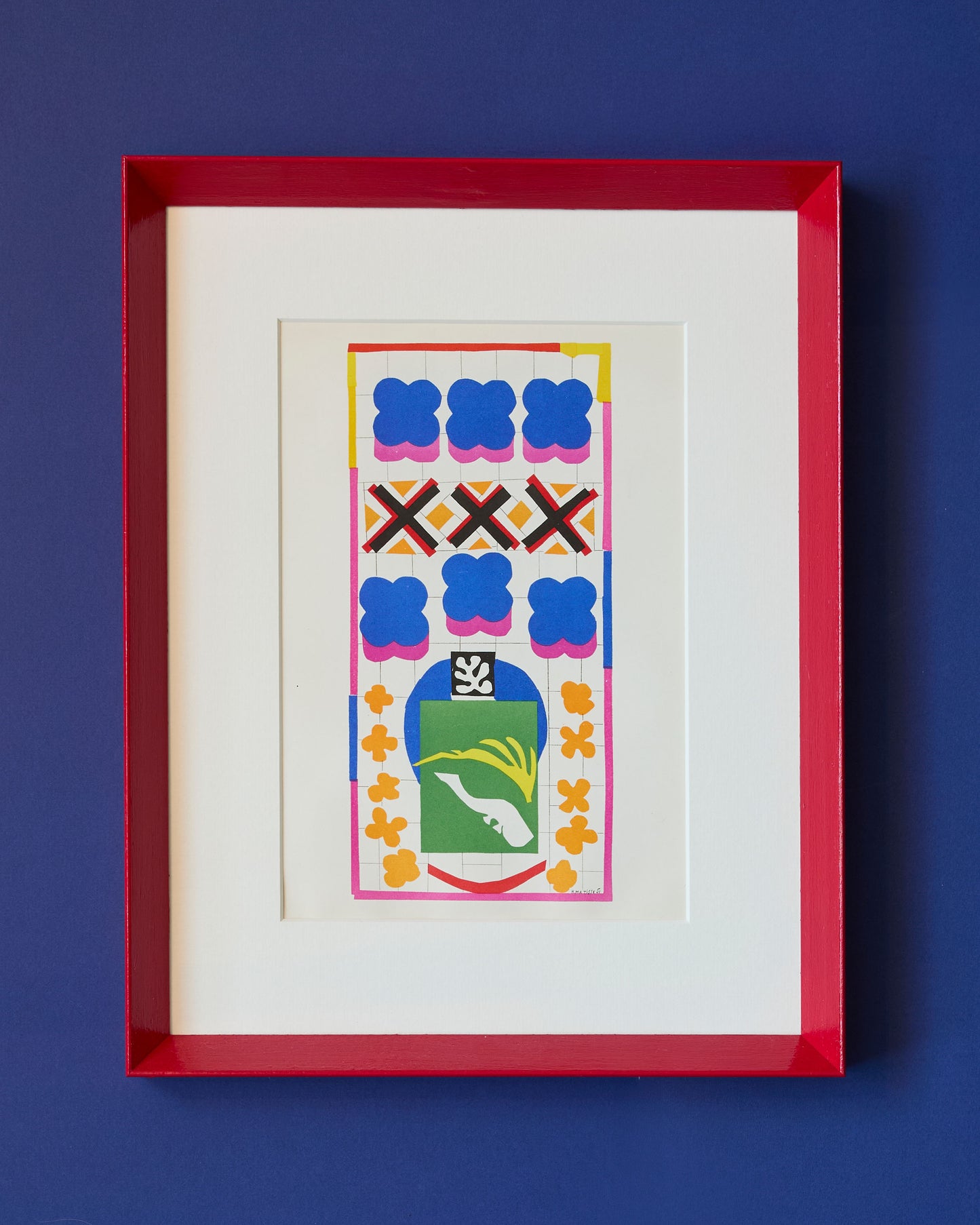 Poissons Chinois, 1958, a colour lithograph by Henri Matisse