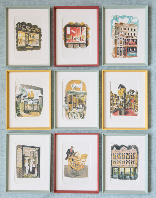 A Set of Twenty-Four Colour Lithographs by Eric Ravilious (1903-1942) for High Street