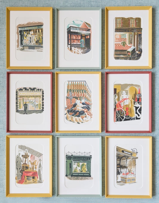 A Set of Twenty-Four Colour Lithographs by Eric Ravilious (1903-1942) for High Street