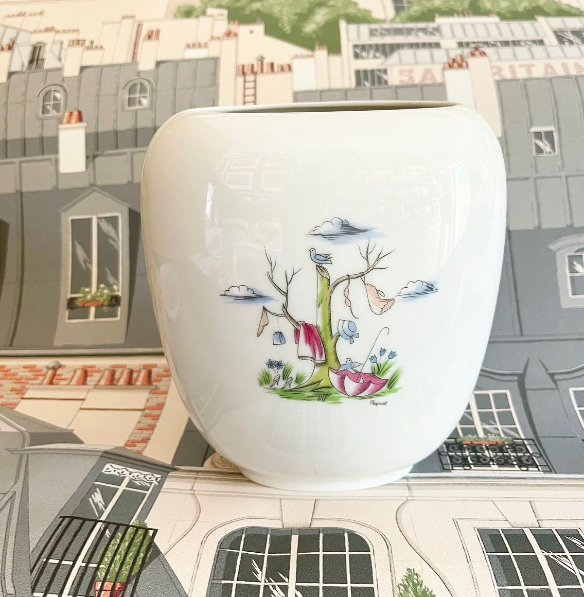 A Collection of Ten Vintage Pieces of Rosenthal Porcelain Decorated with Scenes of Lovers by Raymond Peynet