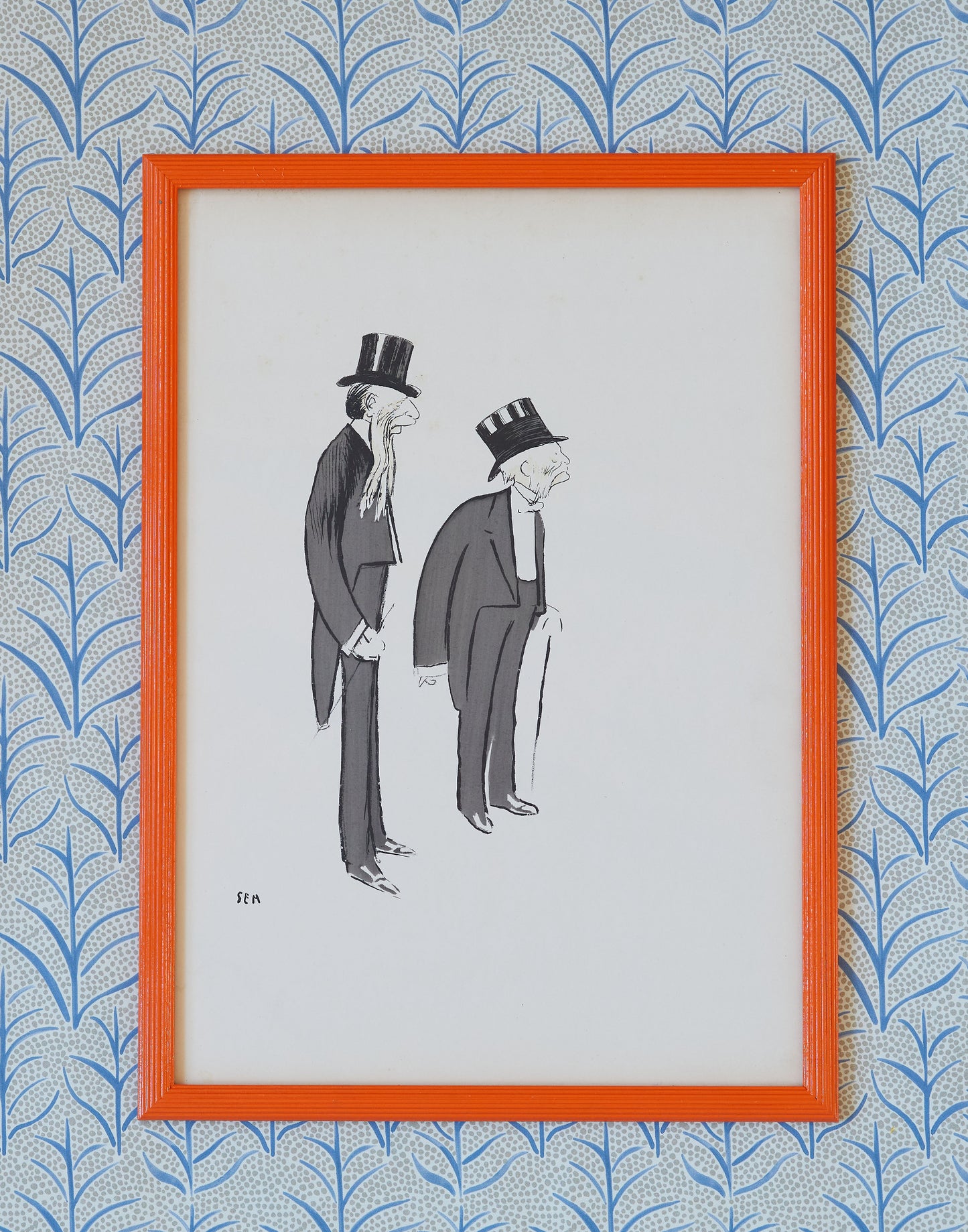 A Set of Six Early 20th Century Lithographs of Caricatures by Georges Goursat known as SEM