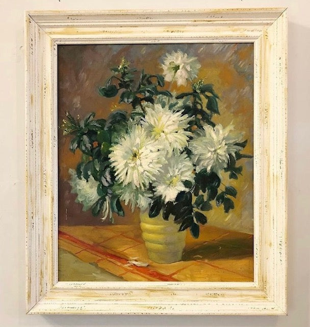 A Floral Still Life of Chrysanthemums