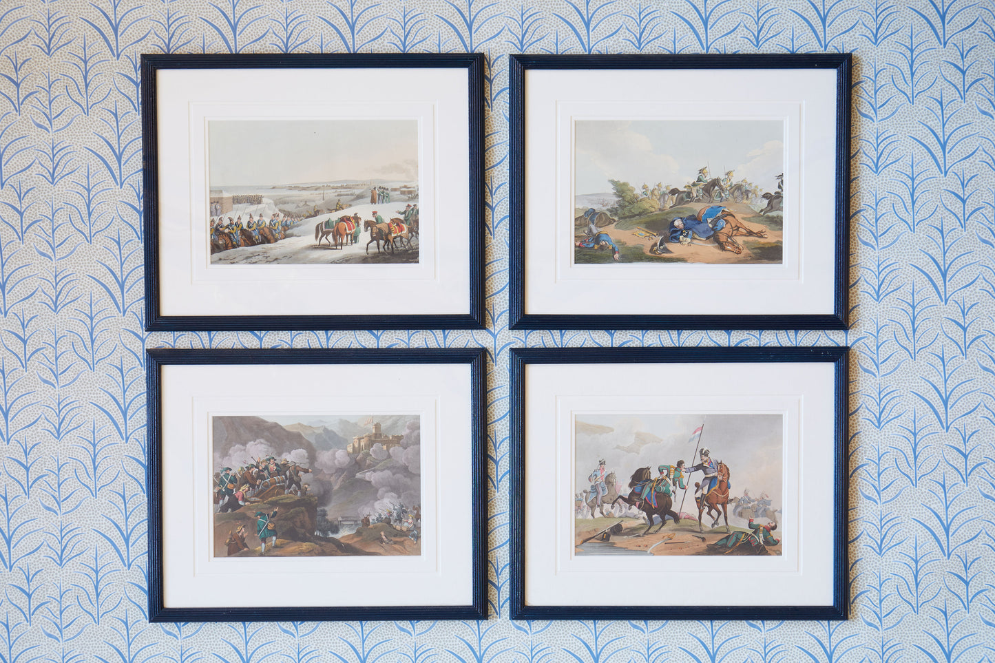 A Set of Early 19th Century Engravings of the Napoleonic Wars