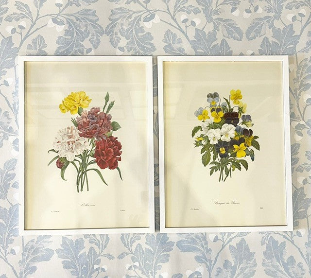A Set of Six Framed Redouté Lithographs