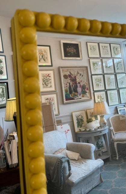 Yellow Bobble Mirror