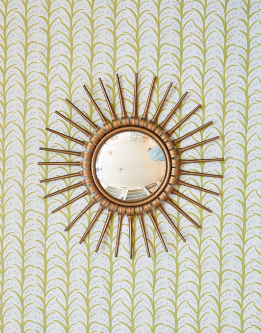 A small Chaty Vallauris Sunburst Mirror circa 1950s/60s
