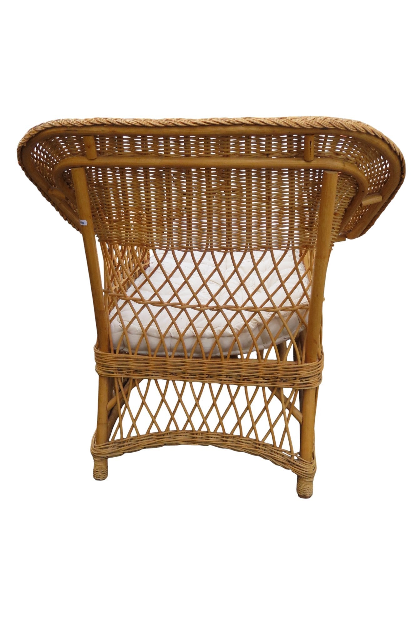 A Vintage Wicker Day Bed or Chaise Longue