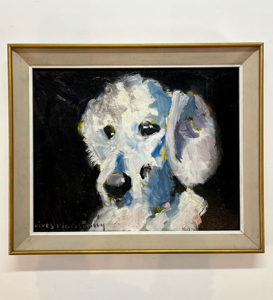 A 20th Century Portrait of a Dog by Joan Vives Maristany (1901-1932)