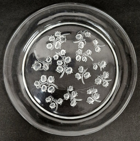 A Lalique Muguet Lily of the Valley Plate