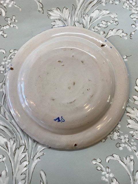 An 18th Century Blue and White Delft Earthenware Charger