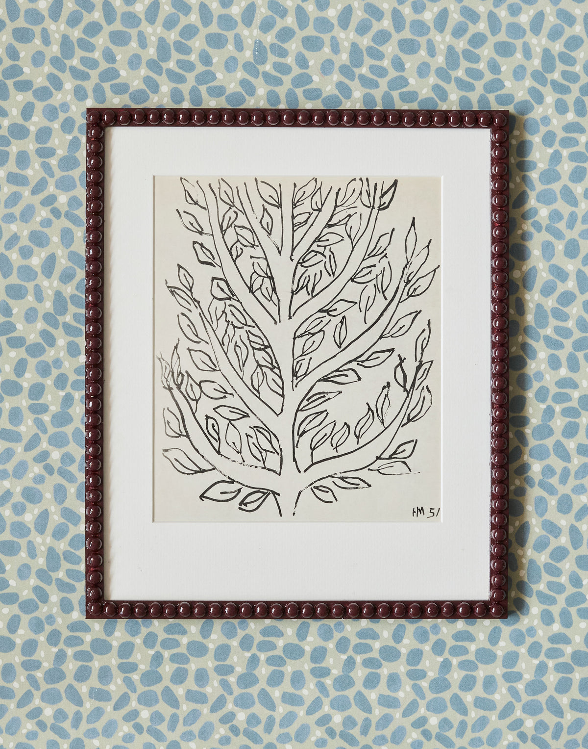 Two Heliogravure Prints after Drawings of Plane Trees by Henri Matisse