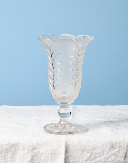 A Large Pressed Glass Celery Vase probably made by Molineux & Webb