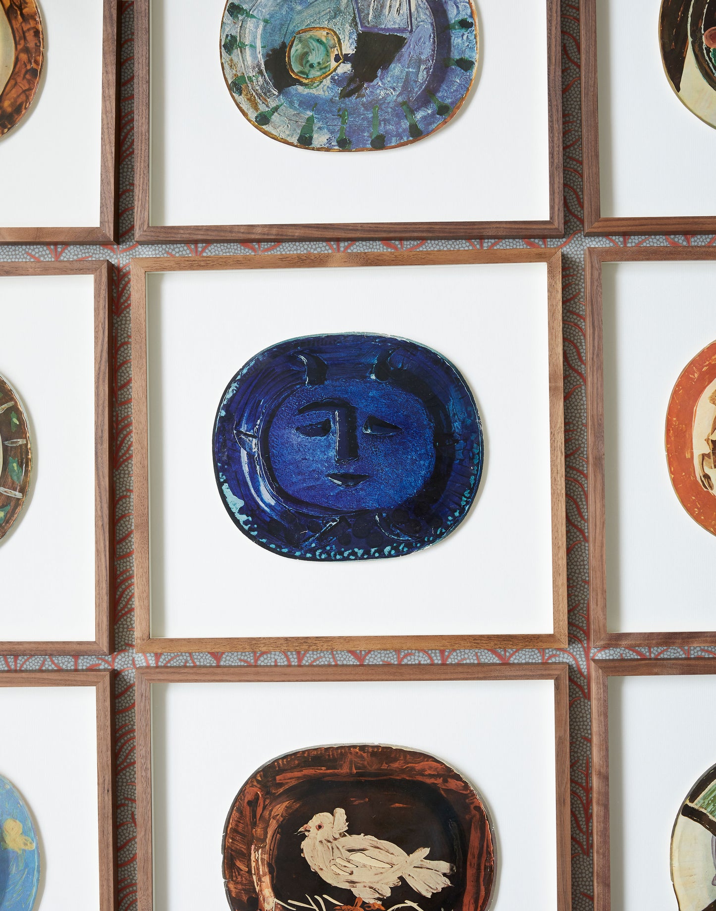 A set of Polychrome Prints after Ceramic plates by Pablo Picasso