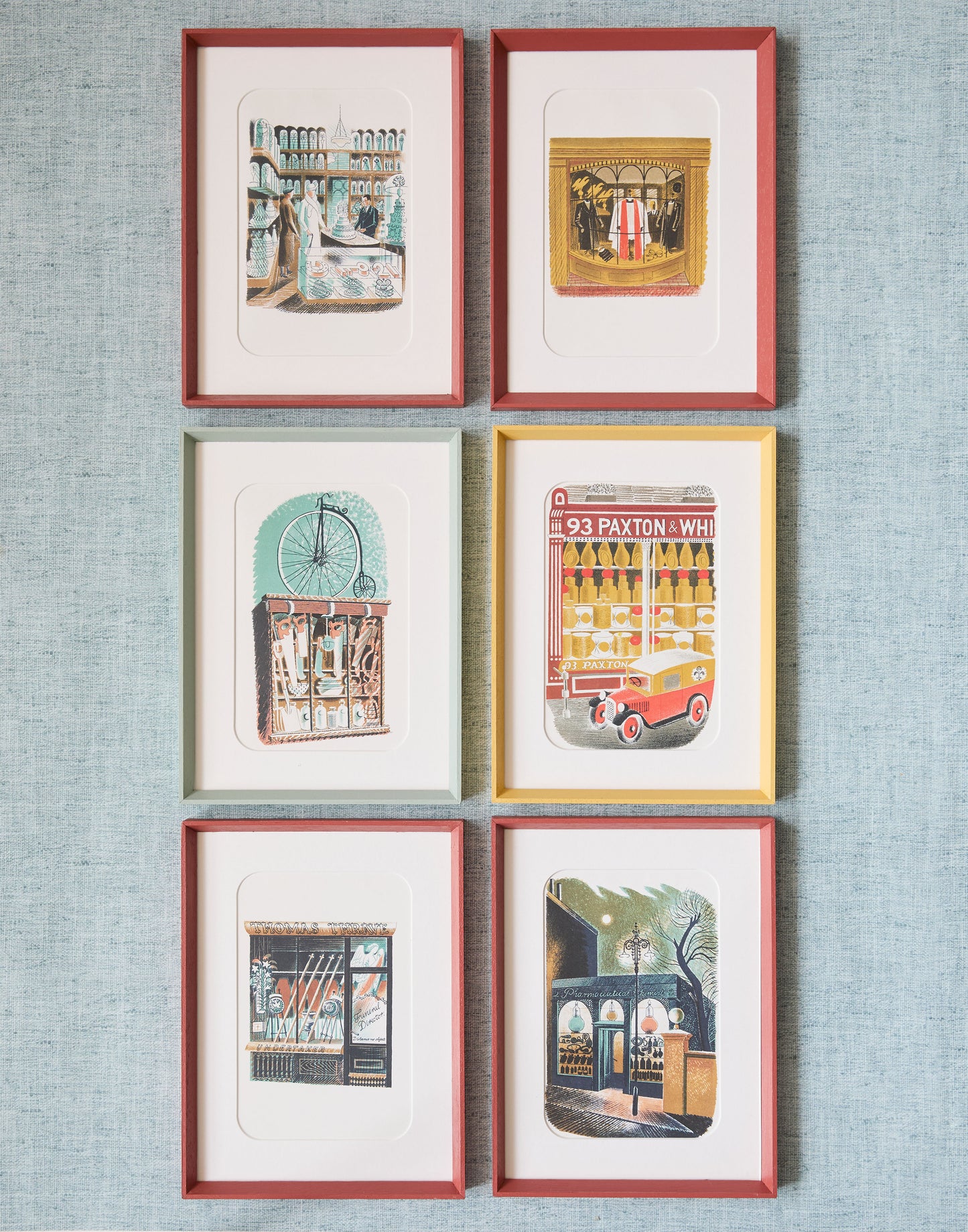 A Set of Twenty-Four Colour Lithographs by Eric Ravilious (1903-1942) for High Street