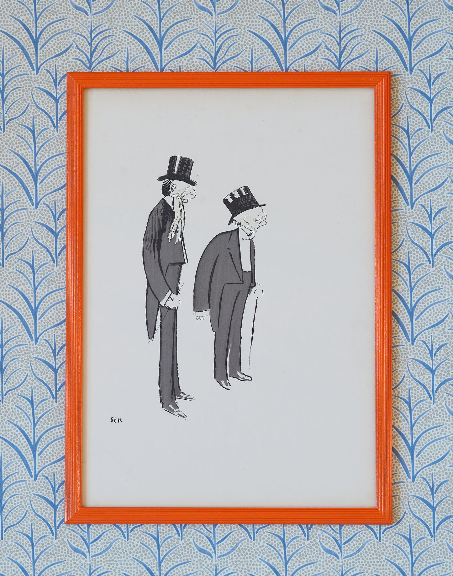 A Set of Six Early 20th Century Lithographs of Caricatures by Georges Goursat known as SEM