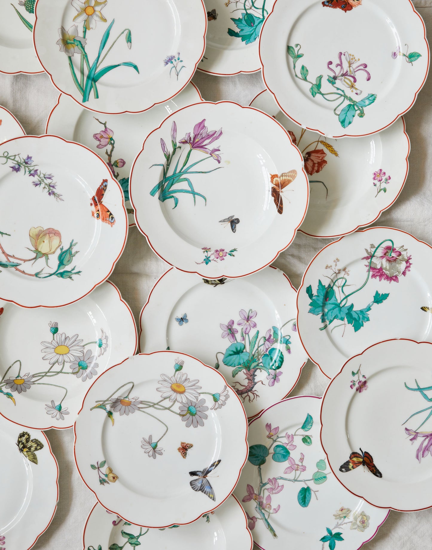 A Selection of Mid 19th Century Louis Aimé Césaire Macé Sevres Porcelain