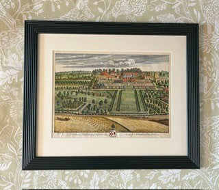 An Original Engraving by Johannes Kip of Whixley in West Riding Yorkshire