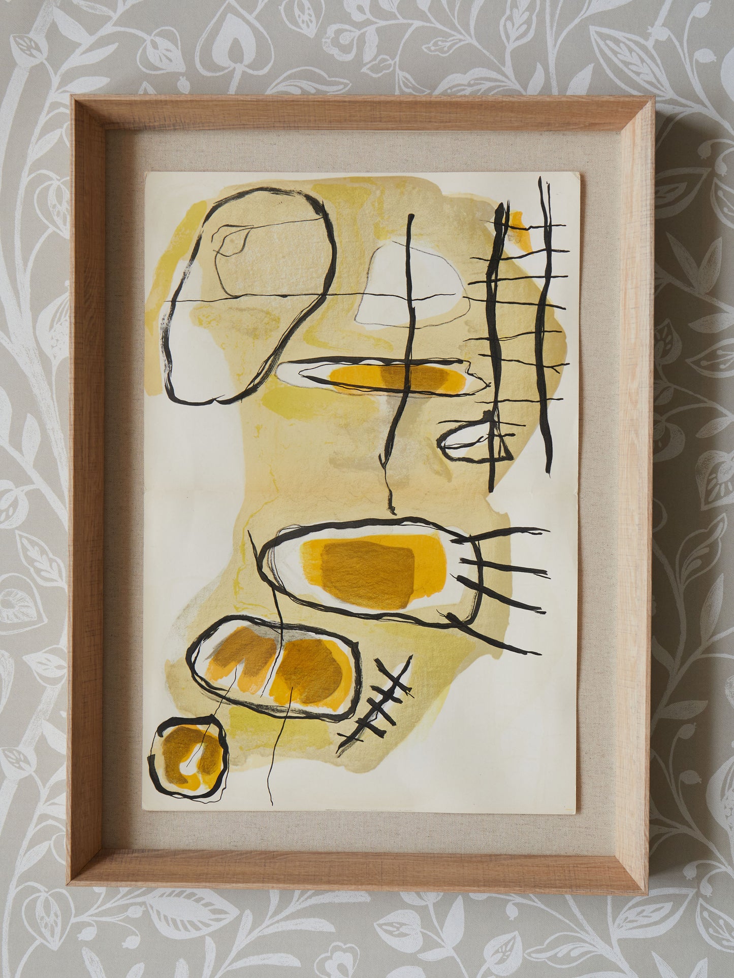 A Pair of Mid 20th Century Abstract Lithograph Prints