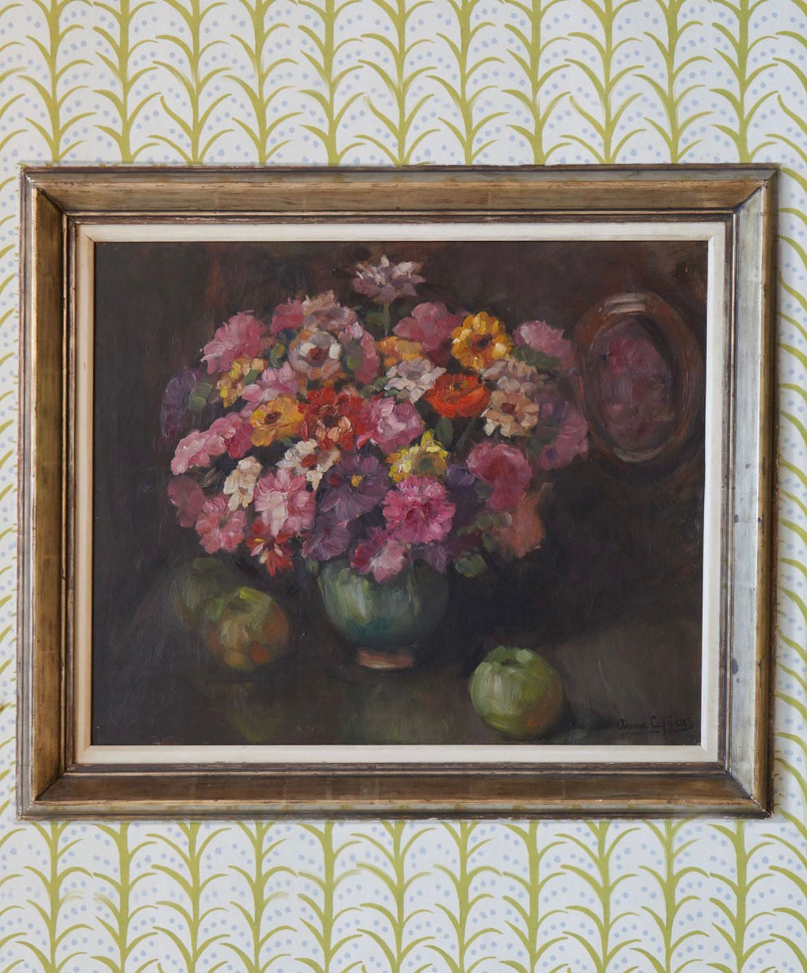 A Mid 20th Century Floral Still Life by Anna Cuperus