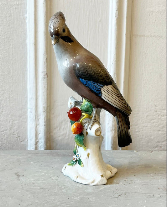 Sitzendorf Porcelain Figurine of a Jay
