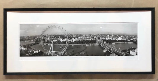 The Thames and Concorde: a Limited Edition Black and White Photographic Print by Jeffery Jaye