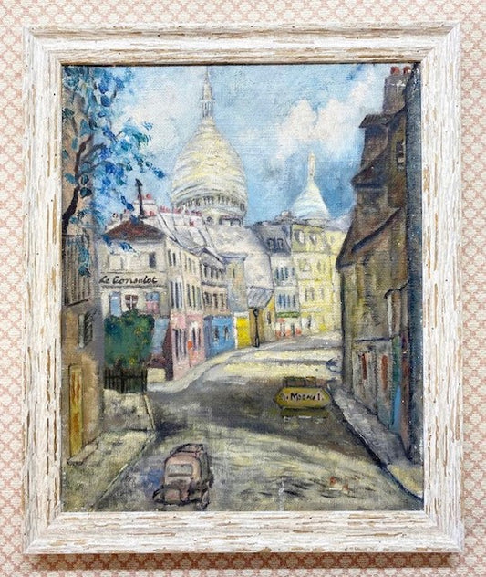 A Mid 20th Century Oil Painting of Montmartre, Paris