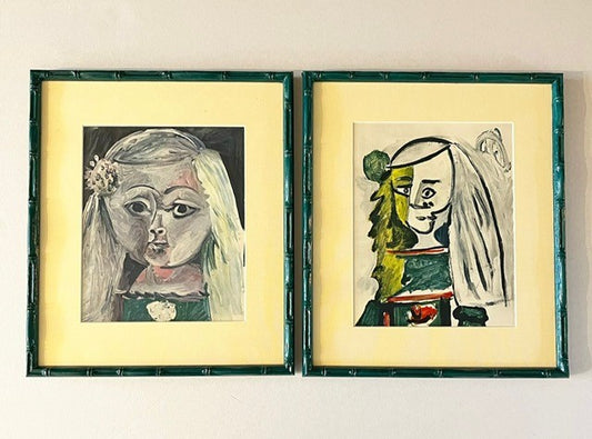 A pair of Picasso lithographs
