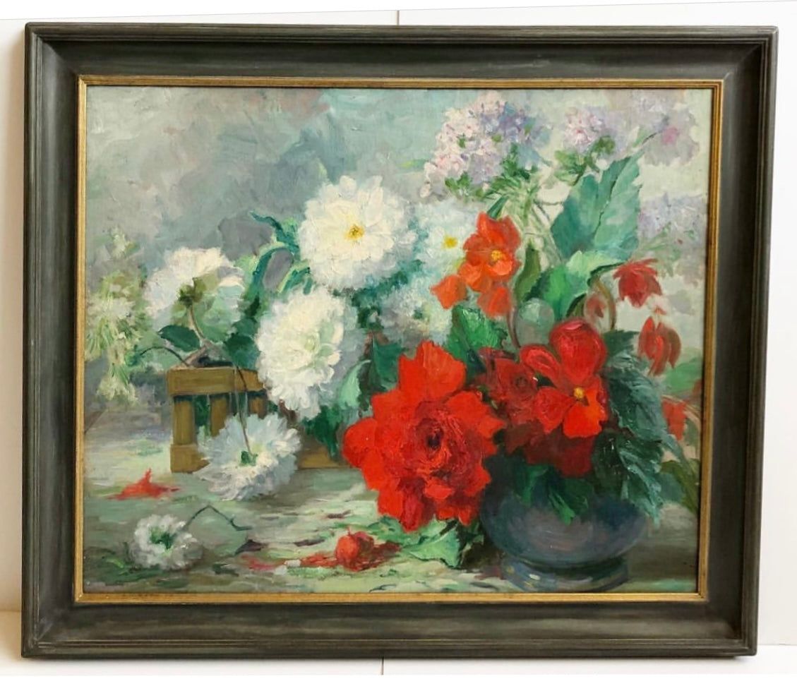 A Mid 20th Century Floral Still Life by Eugene Defauchoux