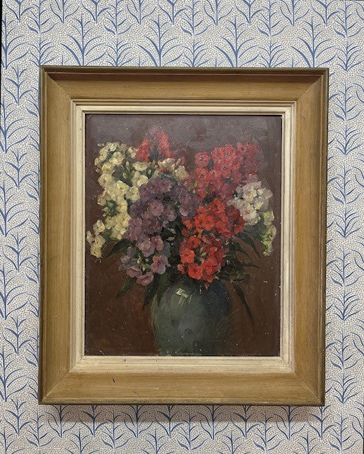 A Mid 20th Century Floral Still Life Oil Painting